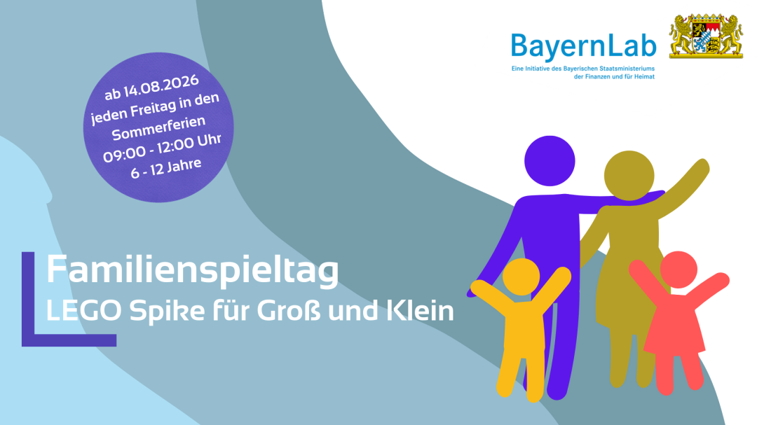 Veranstaltungsposter für den Familienspieltag in den Sommerferien 2026